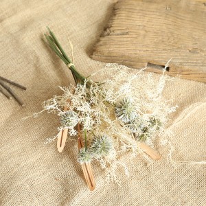 YC1028 Wholesale Artificial Pampas Grass bundle Artificial Dried Dandelion Plant Bundle For Wedding Decoration