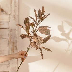 MW82112 Нова штучна рослина 76 см, висушене листя та гілки хризантеми гінкго. Прикраса дому INS Style