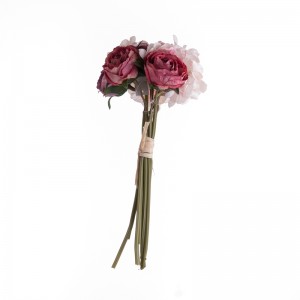 MW83516Sztuczny bukiet kwiatówHortensjaPopularny prezent na walentynkiKwiat dekoracyjny