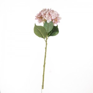 MW52712 Umělá květina Jednolátková hortenzie Celková délka 50 cm pro události Dekorace