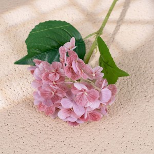 MW96002 Real Touch GracefulไฮเดรนเยียกับStemประดิษฐ์ดอกไม้สำหรับงานแต่งงานCenterpieces DIYดอกไม้ตกแต่งบ้านตกแต่ง