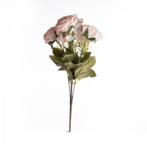 MW83514Šopek umetnih cvetovHydrangeaRanunculusCheapOkrasne rožePoročni šopek