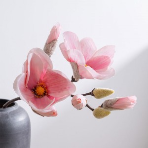 GF15336 Visokokvalitetna umjetna magnolija s jednim sprejom izrađena ručno Koristite posebnu tkaninu za kućnu dekoraciju vjenčanja
