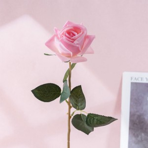 MW60005 Leungeun Uap Tunggal Kembang lawon jieunan Warna anu béda-béda Poé Valentine Dekorasi Imah Simulasi Rose Real