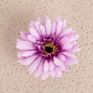 DY1-3338 گل ابریشم مصنوعی فلور سر ژربرا برای تزیین پس زمینه دیوار عروسی