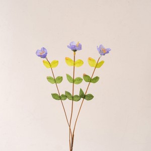 YC1108 Umělé květiny Begonia Malé divoké květiny Hedvábné plastové aranžmá rostlin pro svatbu Udělej si sám Párty Doma Zahrada Kancelář