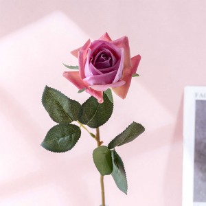 MW60005 Einzelne Feuchtigkeit Hand Künstliche Stoffblumen Verschiedene Farben Valentinstag Heimdekoration Simulation Rose Echt