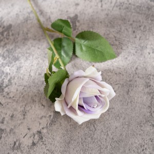 MW03339 Χειροποίητο λουλούδι σπρέι από τεχνητό μεταξωτό τριαντάφυλλο για διακόσμηση τοίχου σπιτιού