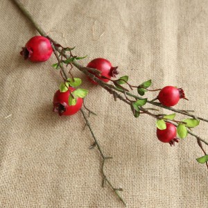 MW10884 Novu disignu Artigianali di Natale Artificiali Frutti Artificiali Pomegranate bouquet Per a decorazione di a casa
