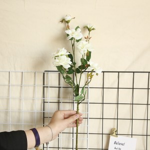 MW15188 저렴한 인공 플라스틱 꽃 단일 장미 믹스 컬러 빨간 장미 꽃