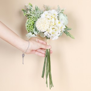 MW66781 Hot-selling svileni lateks božićna vrpca umjetni buket božur cvijet za vjenčanje