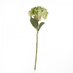 MW52712 Искусственный цветок гортензии из одной ткани, общая длина 50 см для украшения мероприятий