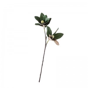 MW69509Artificial Flowermagnolia leaves and fruitsHigh QualityDecorative Flowers and PlantsParty Decoration