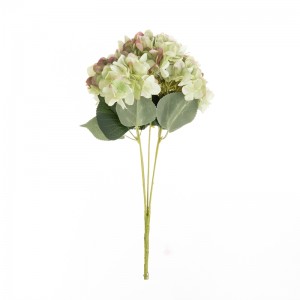 MW52715 wysokiej jakości sztuczna tkanina pięć kwiatów hortensja bukiet 18 kolorów dostępnych do dekoracji ślubnych