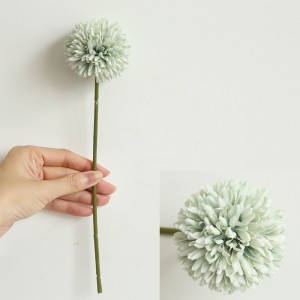 MW57891 Ihe ịchọ mma Dandelion Flower Ball Single Stem Artificial Chrysanthemum Ball Hydrangea Okooko osisi