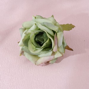 MW07301 ミニローズ造花ヘッド人工茎のないバラ結婚式の装飾 DIY 工芸品