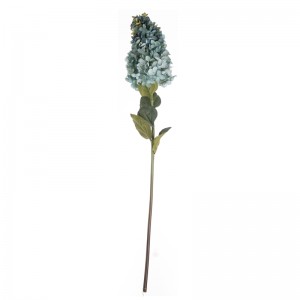 MW52706 ประดิษฐ์ดอกไม้ผ้าทาวเวอร์ไฮเดรนเยียเดี่ยวความยาว 88 ซม.สำหรับงานแต่งงานตกแต่ง