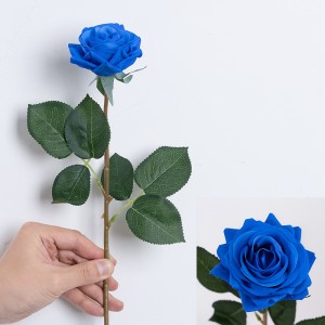 MW60000 China Flores artificiales Artificial Real Touch Boda Rosa Flor Artificial