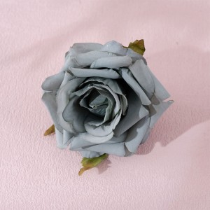 MW07301 Mini rose teste di fiori artificiali Rose artificiali senza stelo per decorazioni di nozze artigianato fai da te