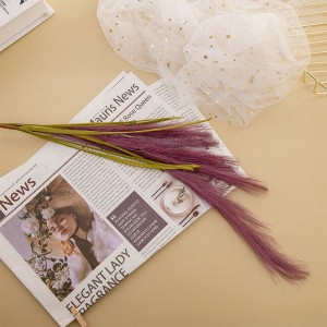 MW09916 Мултифункционален спреј за пампаси со вештачки стамен цвет за украсување на свадбата