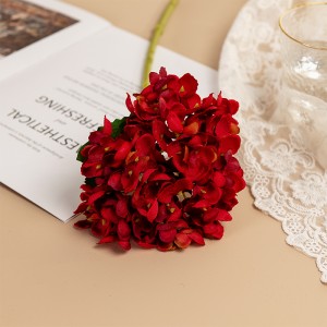 MW52666 Grosir Sutra Hydrangeas wedding kembang Ponggawa minangka hadiah Arrangements dekorasi