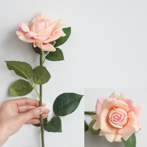 گل های مصنوعی MW59995 ساقه رز لمسی واقعی برای تزیین خانه جشن عروسی
