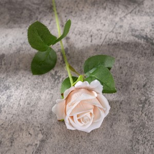 MW03339 Roku gatavots mākslīgā zīda rozes izsmidzināmais zieds mājas sienas dekorēšanai