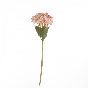 MW52712 Kunsmatige blom enkelstof hortensia Totale lengte 50 cm vir geleenthede versiering