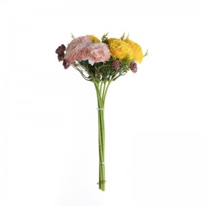 MW83517Buchet de flori artificiale Garoafa de înaltă calitate Cadou de Ziua ÎndrăgostițilorFlori de mătase