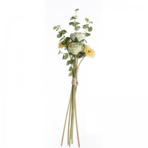 MW83511ช่อดอกไม้ประดิษฐ์รานังคูลัสคุณภาพสูงดอกไม้ตกแต่งช่อดอกไม้เจ้าสาว