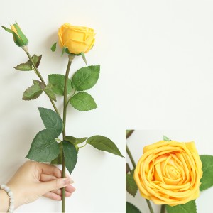 MW59991 flor de flor decorativa de rosa artificial barata para decoración de bodas