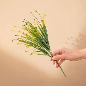 MW77702 زهور اصطناعية رخيصة بالجملة نباتات بلاستيكية اصطناعية وحزمة عشب الفول ديكور منزلي أثاث سطح المكتب