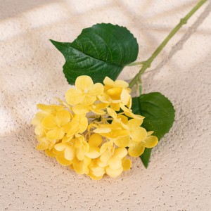 MW96002 Real Touch graciös hortensia med stjälk konstgjorda blommor för bröllop Centerpieces Gör-det-själv blomdekor Heminredning