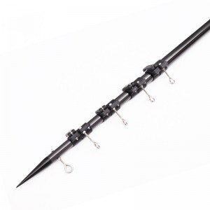 15ft 17ft 18ft 22ft Carbon Fiber Outriggers Extendable Telescopic Pole For Boat