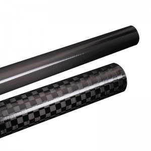 100mm 3k twill custom manufacturers wholesale prepreg carbon fiber tube