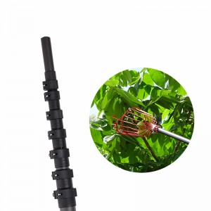 10m high quality cheap price carbon fiber telescopic fruit picking pole