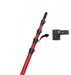 20m Fiberglass carbon fiber Gutter cleaning pole telescopic pole.