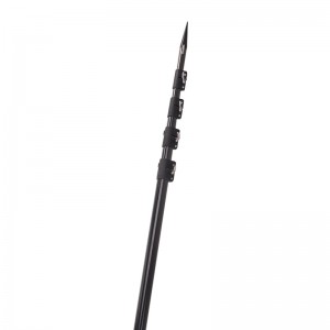 3K Twill Telescopic Boat Carbon Fiber Outrigger Pole For Fishing
