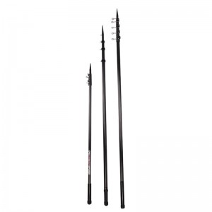 22ft UV stable carbon fiber Telescopic Poles for trolling fishing / telescopic outriggers