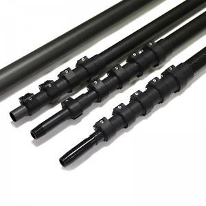China Outdoor Carbon Fiber Wfp Fed Pole High Modular With Clamps