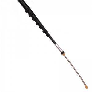 Cost-effective glassfiber telescopic High Pressure cleaning pole