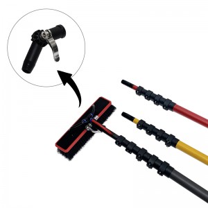 Custom Lightweight Telescopic Poles For panel Cleaning Multi Color