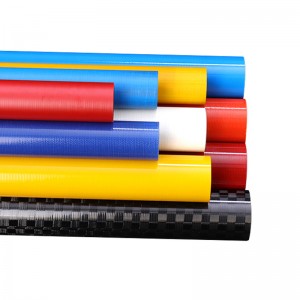 Direct Selling Colorful Square Pultrusion High Quality Round Fibreglass Tube
