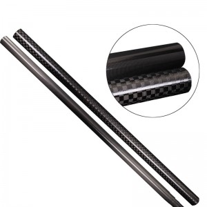 ISO9001 customized carbon faeba tube / telescopic pole