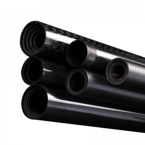 ISO9001 customized carbon fiber tube/telescopic pole
