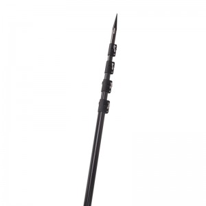 15ft 17ft 18ft 22ft Carbon Fiber Outriggers Extendable Telescopic Pole For Boat