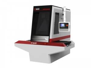 CO2 Galvo laserski stroj za označavanje i rezanje kožnih naljepnica za traperice
