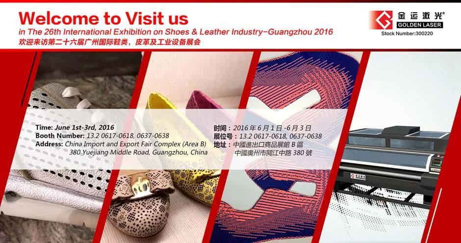 Carta-convite Golden Laser para a 26ª Exposição Internacional da Indústria de Calçados e Couro