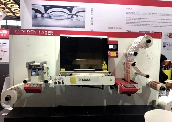 Laserový vysekávací stroj LC350 na Labelexpo Asia 2019