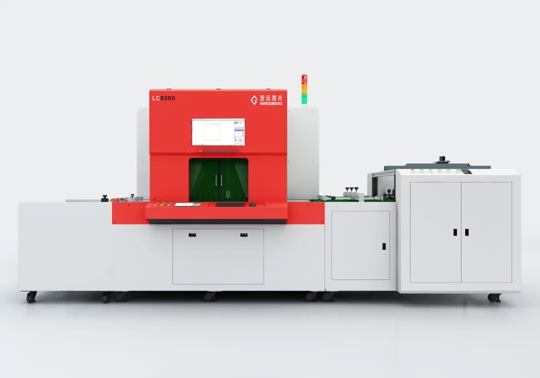 Máquina de corte a laser alimentada por folhas em Sinolabel2023